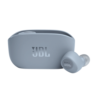 JBL Wave 100TWS - Blue - True Wireless In-Ear Headphones - Hero Image of JBL Wave 100TWS